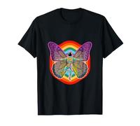 Astronauta Farfalla Spazio Yoga Freedom Caterpillar Maglietta