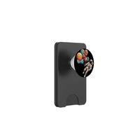 Astronauta galleggiante con palloncini pianeta - Surreale OuterSpace PopSockets PopWallet per MagSafe
