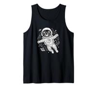 Astronauta Gatto nello Spazio Design per Gli Amanti degli Animali Domestici Canotta