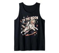 Astronauta Golden Retriever spaziale Canotta