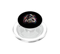Astronauta Holding Terra Pianeti Astronomia Scienza Spazio PopSockets PopGrip per MagSafe