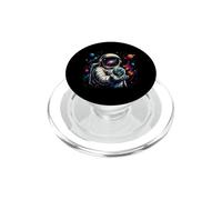 Astronauta Holding Terra Pianeti Astronomia Spazio Galassia PopSockets PopGrip per MagSafe