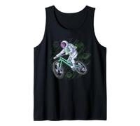 Astronauta in Bicicletta Spazio Pianeti Canotta