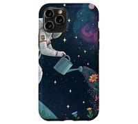 Astronauta Irrigazione Fiori nello Spazio Esterno Custodia per iPhone 11 Pro