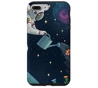 Astronauta Irrigazione Fiori nello Spazio Esterno Custodia per iPhone 7 Plus/8 Plus