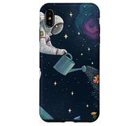Astronauta Irrigazione Fiori nello Spazio Esterno Custodia per iPhone XS Max
