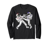Astronauta Karate Kickboxing Muay Thai Arti Marziali Kung Fu Maglia a Manica