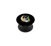 Astronauta Libro di Lettura Pianeti Alieni Galaxy Universo Bambini PopSockets PopGrip Adesivo