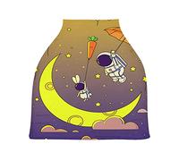 Astronauta Luna Da Sogno Auto per Bambini Passeggino Tettoia Copri Seggiolino Copertura Infermieristica per L'Allattamento Al Seno All-In-1 Morbido Traspirante Elastica Tettuccio