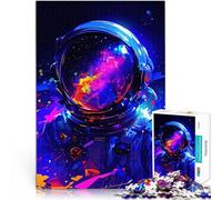 Astronauta nello spazio puzzle 1000 pezzi per adulti Aiuta il cervello ad allenare i giocattoli che creano dipendenza per coltivare la pazienza Un'opera d'arte 38x26cm