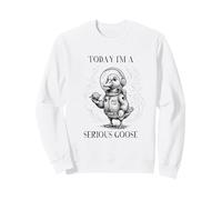 Astronauta Oggi Sono Serious Goose Meme Felpa
