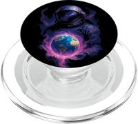Astronauta & Pianeta, Scienza, Terra | Universo e galassia PopSockets PopGrip per MagSafe