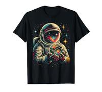 Astronauta Pianeti Scienza Deep Space Explorer Maglietta