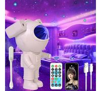Astronauta Proiettore Stelle Soffitto Luna Bambini Cielo Galaxy Lampada Planetario Galassia Nova Star Projector Aurora Boreale Luci Adulti Pianeti Astrolyte Astrolite led Spaziale + Luce Notturna USB