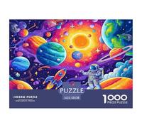 Astronauta Puzzle 1000 Pezzi Per Adulti, Puzzle Impossibile 1000 Pezzi Gioco Di Sfida Intellettuale Puzzle 52x38cm/1000pcs