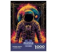 Astronauta Puzzle 1000 pezzi Pianeti interstellari Puzzle Gioco Intelligenza Decorazione Interna in Cartone 100% Riciclato per Adulti 38x26cm/1000pcs