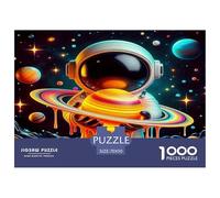 Astronauta Puzzle 1000 Pezzi Rompicapo Per Adulti E Bambini aerospaziale Giochi Intelligente Famiglia Riduzione Stress Perfetto Regalo Per Amore E Amico 70x50cm/1000pcs