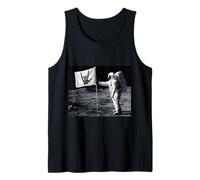 Astronauta Rock On Skeleton, Moon Landing Funny Rock'N Roll Canotta
