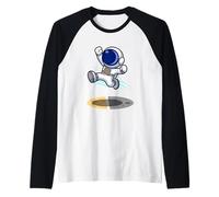 Astronauta Salto in Lungo Avventura Maglia con Maniche Raglan