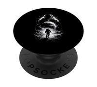 Astronauta Space Explorer Lunar Surface Cosmic Journey PopSockets PopGrip Adesivo