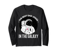 Astronauta Space Lover Le Migliori battute di papà della Galassia Maglia a Manica