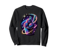 Astronauta Spazio Gelato Dessert Pianeta Stelle Galassia Felpa