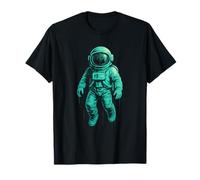 Astronauta Spazio Graffiti Arte Urbana Fantascienza Design Maglietta