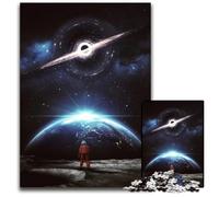 Astronauta sulla Luna a Terra 1000 Pezzi Puzzle Difficili per Adulti Divertimento a Casa Attività Regalo di Compleanno Regali di Viaggio 1000 PZ (38x26cm)