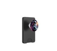 Astronauta Tenendo Funghi Terra Surreale Sci-Fi Natura Arte PopSockets PopWallet per MagSafe