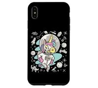 Astronauta Unicorno Carino Spazio Galassia Magica Unicorni Regali Custodia per iPhone XS Max