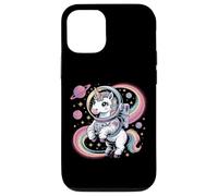 Astronauta Unicorno nello Spazio Arcobaleno Galaxy Custodia per iPhone 12/12 Pro