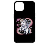 Astronauta Unicorno nello Spazio Arcobaleno Galaxy Custodia per iPhone 13