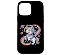 Astronauta Unicorno nello Spazio Arcobaleno Galaxy Custodia per iPhone 13 Pro Max
