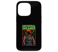 Astronauta Universal Dreamer Retro Uomo Spazio Custodia per iPhone 13 Pro