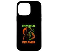 Astronauta Universal Dreamer Retro Uomo Spazio Custodia per iPhone 14 Pro Max