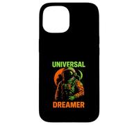 Astronauta Universal Dreamer Retro Uomo Spazio Custodia per iPhone 15