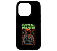 Astronauta Universal Dreamer Retro Uomo Spazio Custodia per iPhone 15 Pro