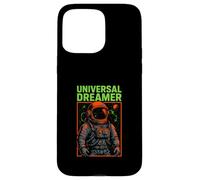 Astronauta Universal Dreamer Retro Uomo Spazio Custodia per iPhone 15 Pro Max