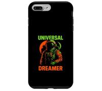 Astronauta Universal Dreamer Retro Uomo Spazio Custodia per iPhone 7 Plus/8 Plus