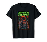 Astronauta Universal Dreamer Retro Uomo Spazio Maglietta