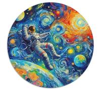 Astronautee Puzzle 1000 pezzi Pianeti Rotondo Puzzle Gioco Educativo Sfida Giocattolo Home Decor per la decorazione della casa, Regali 1000 pezzi (67,5 x 67,5 cm)