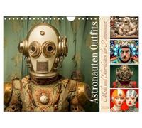 Astronauten Outfits (Wandkalender 2026 DIN A4 quer), CALVENDO Monatskalender: Diese einzigartigen Anzüge sind weit mehr als bloße Raumfahrtausrüstung, ... Innovation und eine gehörige Portion Humor.