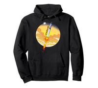 Astronave Completamente impilato Arte Grafica Felpa con Cappuccio