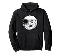 Astronave lunare Face Trip to The Moon Voyage Dans la Lune Felpa con Cappuccio