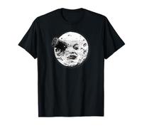 Astronave lunare Face Trip to The Moon Voyage Dans la Lune Maglietta