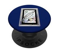 Astronave Vintage Sci-Fi Art PopSockets PopGrip Adesivo