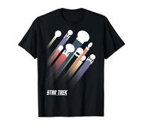 Astronavi della Federazione Star Trek Rainbow Pride Stripe Maglietta