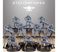 Astronet X1 Fanteria - Miniature Stationforge - 10 Figure 28mm Tabletop