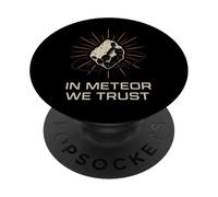 Astronomia del frammento cosmico della stella caduta del collezionista di meteoriti PopSockets PopGrip Adesivo