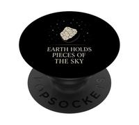 Astronomia del frammento cosmico della stella caduta del collezionista di meteoriti PopSockets PopGrip Adesivo